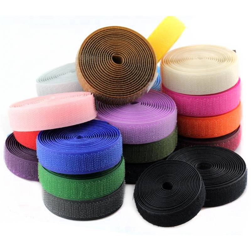 Hook Loop Wire Cable Ties / Self Adhesive Cable Wrap Tidy Cable Straps